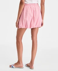 On 34th Women's Jenna Stripe Bubble-Hem Mini Skirt, Macy's Exclusive