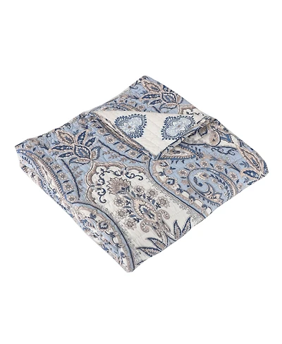 Levtex Kasey Damask Reversible Quilted Throw, 50" x 60"