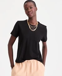On 34th Womens Everyday Pocket T Shirt Macys Exclusive