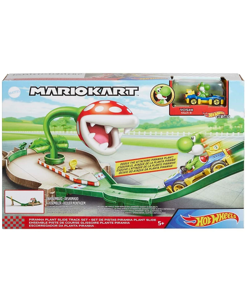 Hot Wheels Mario Kart Piranha Plant Track Playset