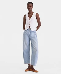 On 34th Women's Linen Blend V-Neck Button-Front Vest, Macy's Exclusive