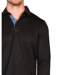 Tailorbyrd Men's Long Sleeve Polo Shirts