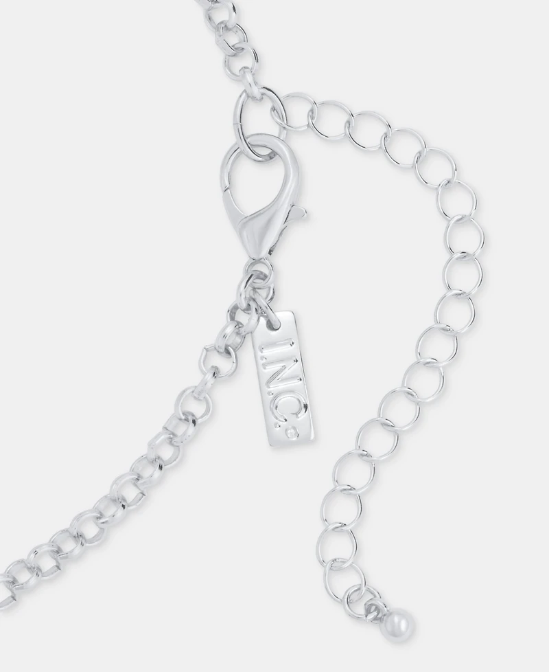 I.n.c. International Concepts Sculptural Curve Collar Necklace, 16-1/2" + 3" extender, Macy's Exclusive