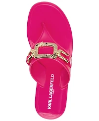 Karl Lagerfeld Paris Women's Vardice Slip-On Flat Thong Sandals