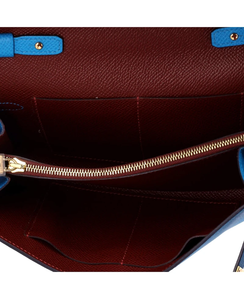 Pre-Owned HERMES Kelly To Go Wallet Verso Epsom