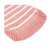 Blueberry Pet Ultra-soft Chenille Classy Striped Tutleneck Dog Sweater