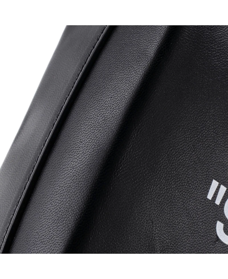 Pre-Owned Off White Block Pouch Shoulder Bag Printed Leather