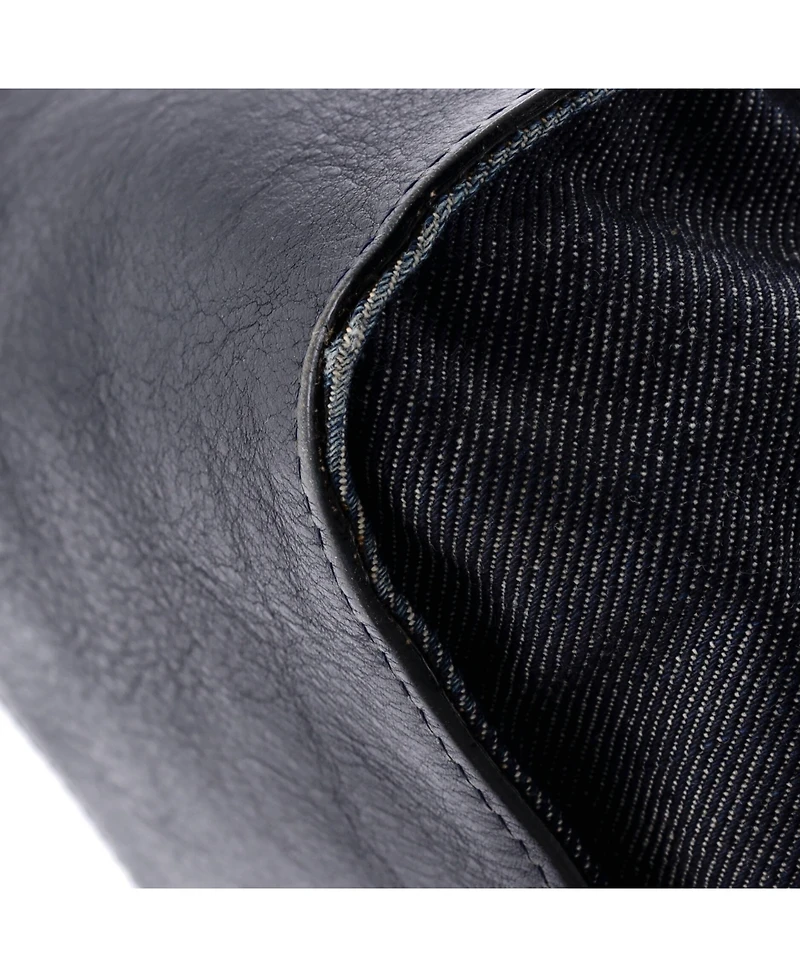 Pre-Owned Chloe Medium Marcie Satchel Denim