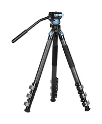 Sirui L-324F Landscape 4-Section Carbon Fiber Tripod with Va-5X Video Head