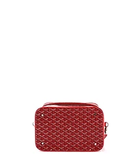 Pre-Owned Goyard Convertible Cosmetic Train Case Coated Canvas