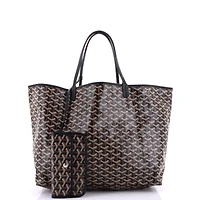 Pre-Owned Goyard Gm Saint Louis Tote Coated Canvas