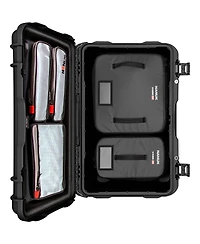 Nanuk Media Series 935 Wheeled Waterproof Hard Case with N-Cubik 17S, 17M Insert and Lid Organizer