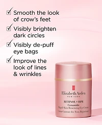 Elizabeth Arden Retinol + Hpr Ceramide Capsules Rapid Skin Renewing Eye Cream, 0.5 oz.