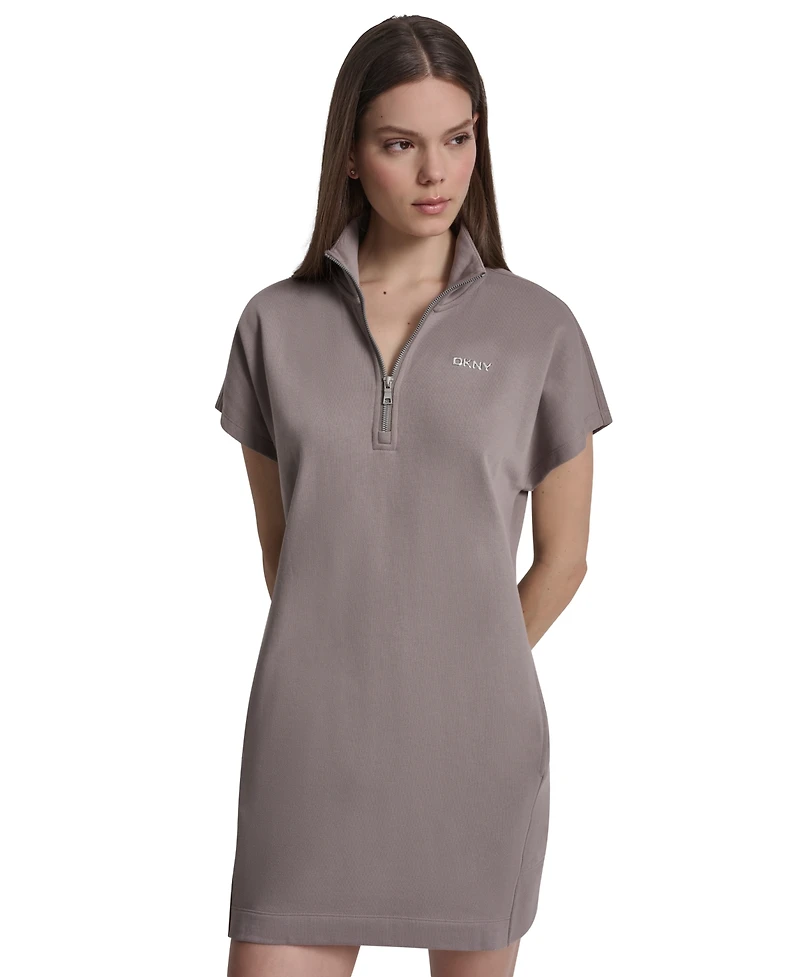 Dkny Sport Women's Regular-Fit Half Zip Sneaker Dress