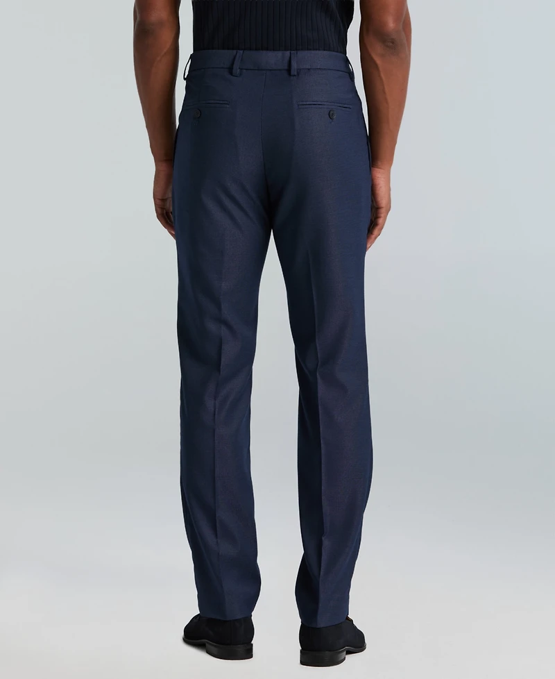 Perry Ellis Portfolio Men's Slim-Fit Flat Front Dress Pants