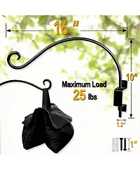Yigii Swivel Plant Hook for Bird Feeders & Hanging Baskets