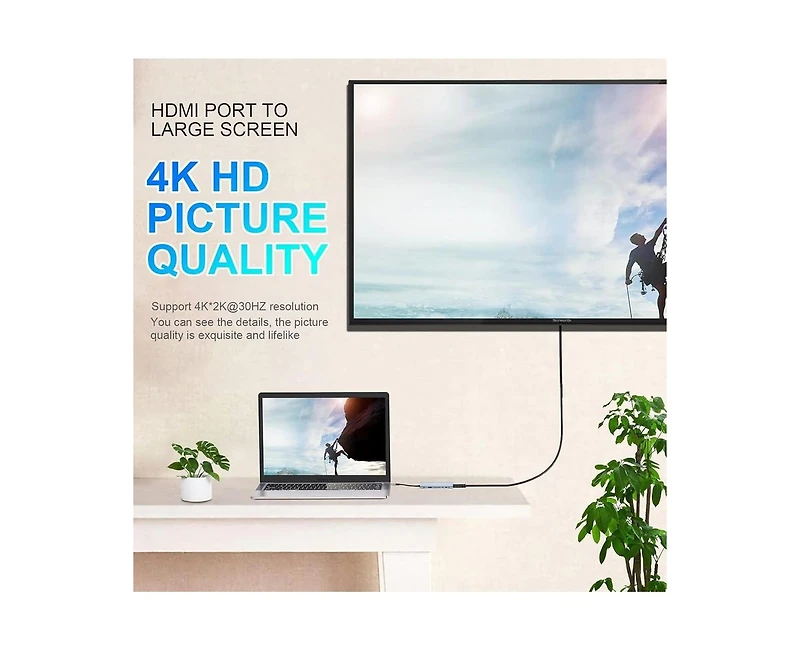 Risokeys 11 in 1 Usb C Adapter Dongle