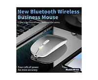 Risokeys Tri-Mode Wireless Bluetooth Mouse: Silent,1-Click Desktop,3-Speed Dpi for Office/Study, Slim & Easy-to-Use for Professionals/Studentsgeable)