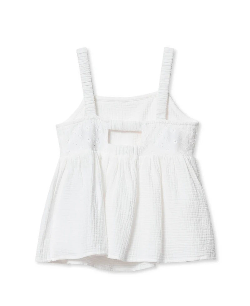 Lands' End Girls Woven Tank Top