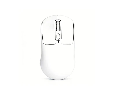 Risokeys Rechargeable Dual-Mode Wireless Mouse, Minimalist Design, Easy to Use, Universal for Laptops, Ideal for Office.