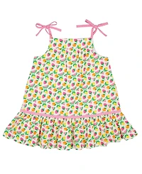 Florence Eiseman Toddler Girls Printed Seersucker Dress With Fruit