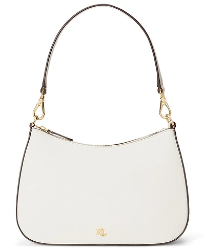 Lauren Ralph Lauren Danni Small Crosshatch Leather Slim Shoulder Bag