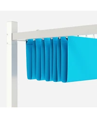 Outsunny 10' x 10' Retractable Pergola, UPF30+ Patio Pergola,