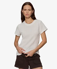 Sanctuary Petite Short-Sleeve Crew Neck T-Shirt