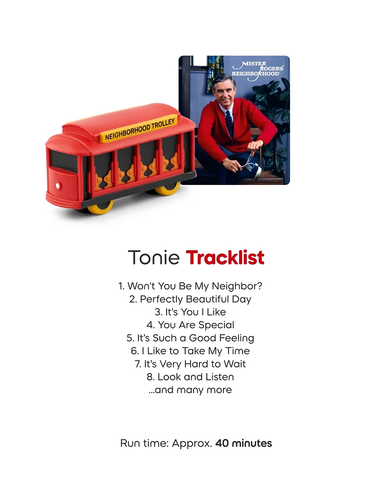 Tonies Mister Rogers' Neighborhood Tonie Trolley
