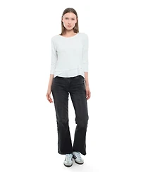 Wilt Clothing Women's 3/4 Sleeve Mock Layer Tee