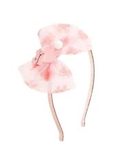 Sweet Wink Little and Big Girls Honey Bunny Easter Tulle Bow Headband