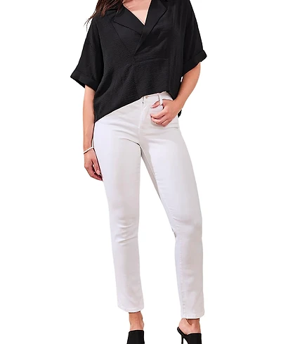 Tribal Women's Sophia Curvy Straight-Leg Jeans