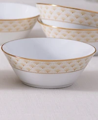 Noritake Trocadero Gold-Tone Fruit Bowls, Set of 4