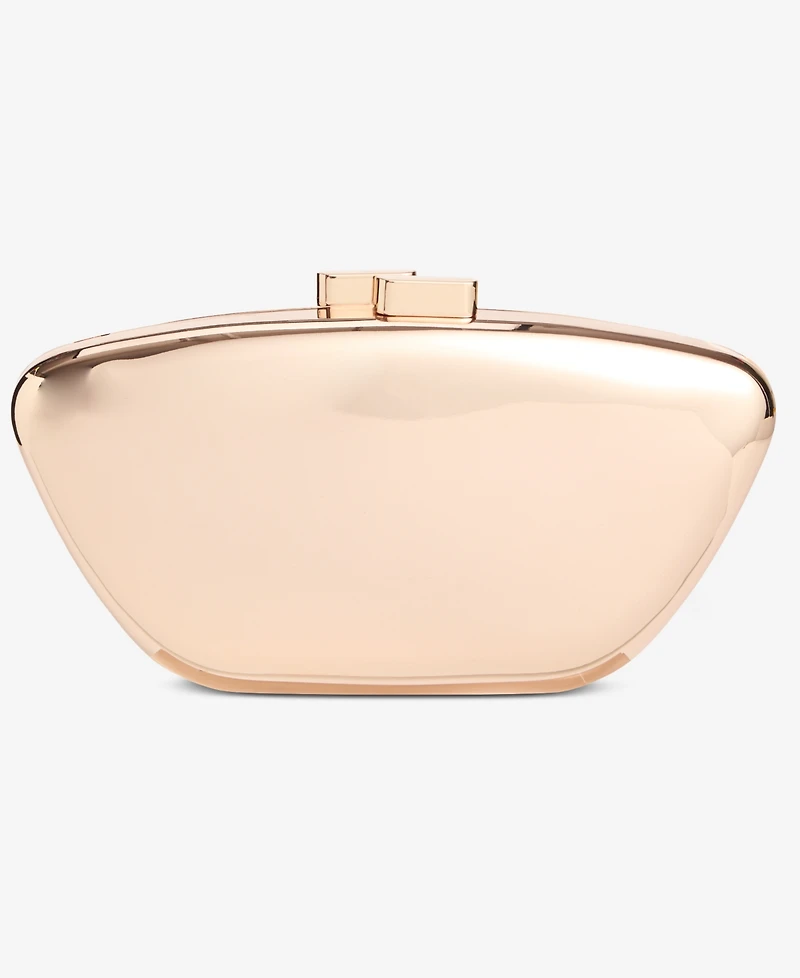I.n.c. International Concepts Minaudiere Metallic Small Clutch Handbag, Macy's Exclusive