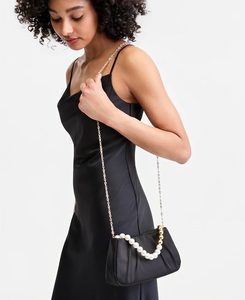 I.n.c. International Concepts Imitation Small Pearl Handle Handbag, Macy's Exclusive