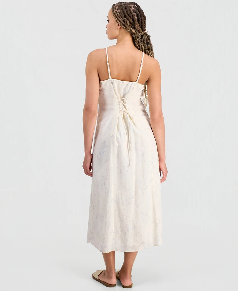 Lucky Brand Juniors' Festival Lace-Trimmed Slip Dress
