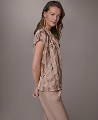 Donna Karan New York Women's Cowl Neck Top