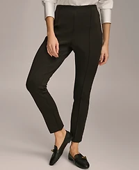 Donna Karan New York Petite Mid-Rise Ankle-Length Pants