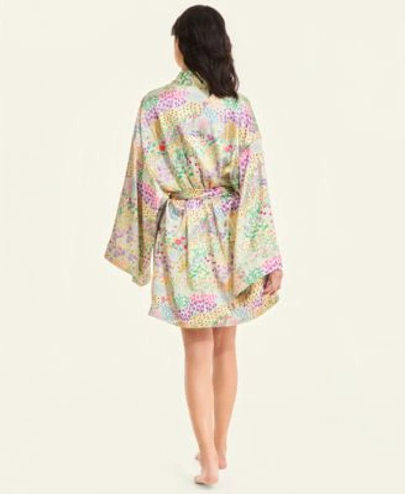Macys Flower Show Womens Flower Field Print Robe Flower Field Print Pajamas Set Macys Exclusive