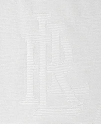 Lauren Ralph Lauren Women's Matte Shine Belting Logo Ruana