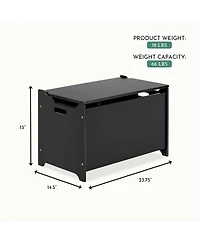 Evolur Wooden Toy Chest Organizer