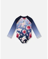 Deux par Girls One-Piece Long Sleeve Rashguard