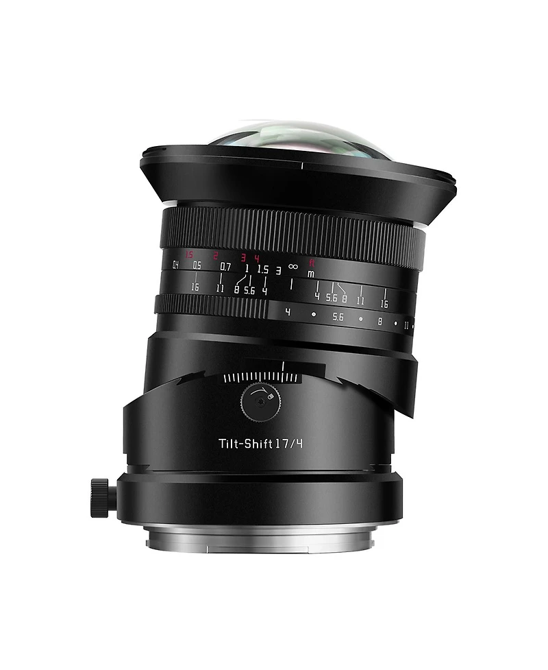 TTArtisan 17mm f/4 Tilt Shift Lens for Fujifilm Gfx, Black