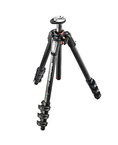 Manfrotto 055 4-Section Carbon Fiber Tripod with Horizontal Column