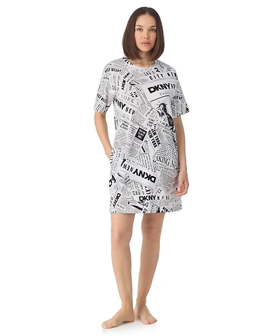 Dkny Women's Short-Sleeve Pull-On Sleepshirt