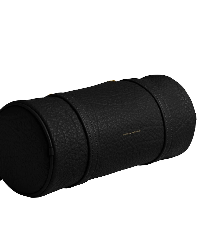 Coach The Originals Small Pebble Leather Kisslock Barrel Shoulder Bag