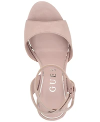 Guess Women's Hitten High Block Heel Platform Sandals