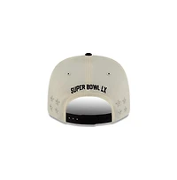 New Era Men's Cream/Black Seattle Seahawks Super Bowl Lx Champions Locker Room 9SEVENTY Adjustable Hat