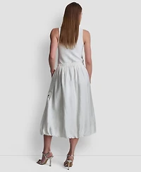 Dkny Women's Pull-On Bubble Hem Cargo Skirt