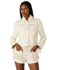Steve Madden Women's Cheyenne Button-Front Jacket